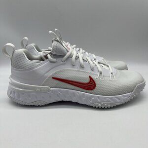 Nike Huarache Elite 9 LAX Turf Ohio State Buckeyes PE Shoe Men's 7.5 FQ1141-100